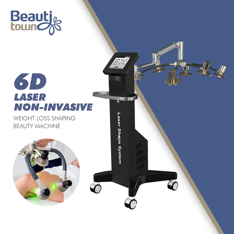 Vacuum Cavitation System 6D Laser Body Sculpting Fat Removal 532nm Wavelengths Slimming Beauty Machine for Salon