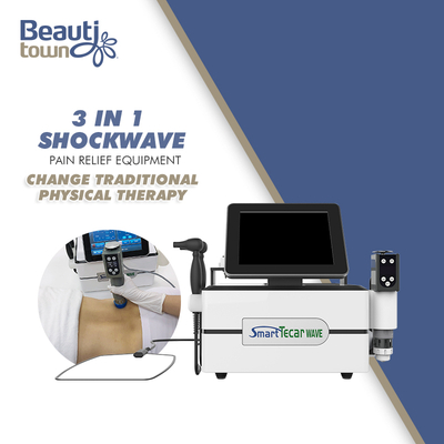 Non Invasive Shockwave Ems Muscle Stimulator Body Abdominal Training Ret Cet Rf 448Khz Shock Wave Tecar Machine